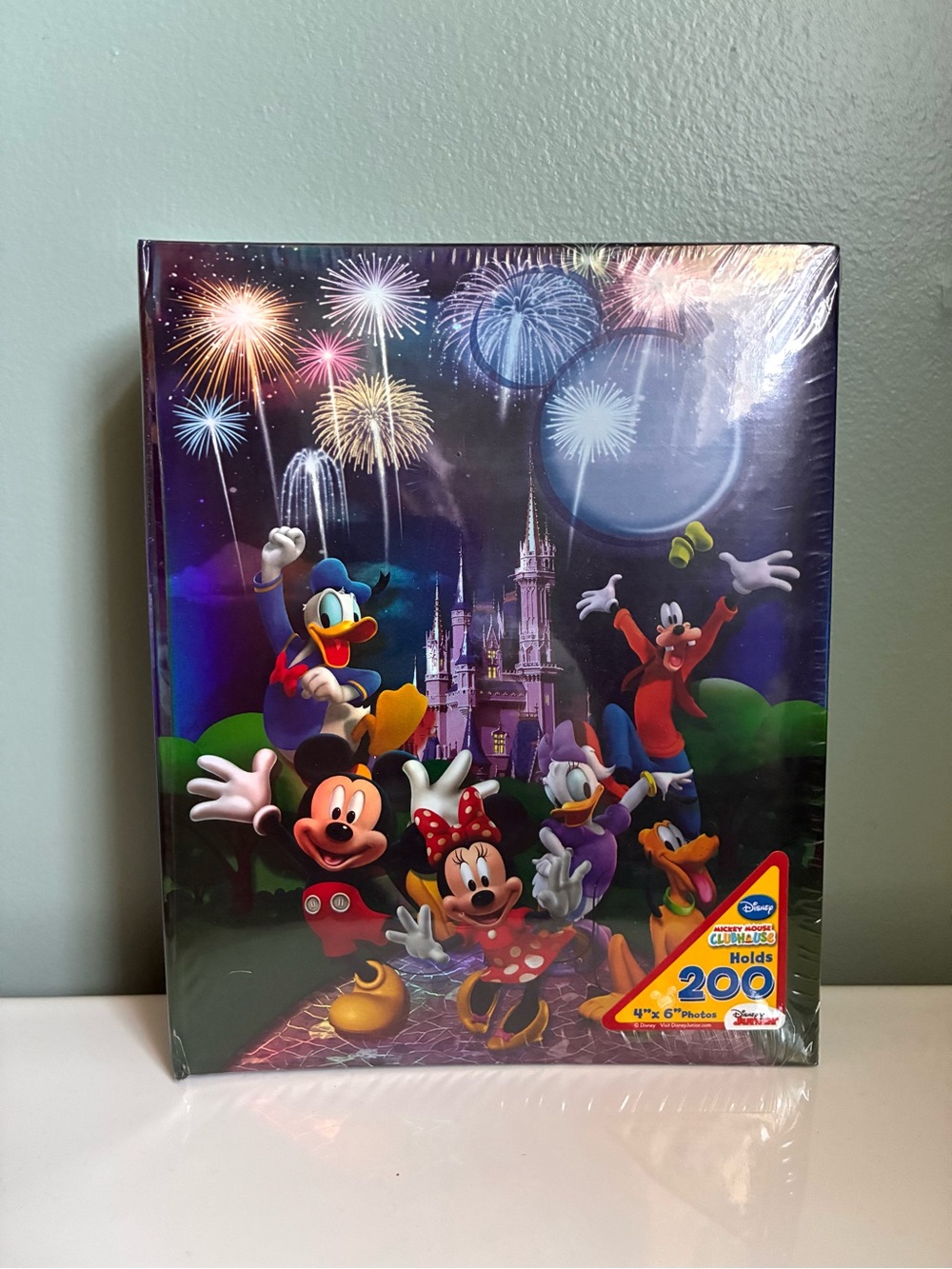4/$15 ❤️ Disney Multicolor Fireworks Photo Album with Mickey & Friends